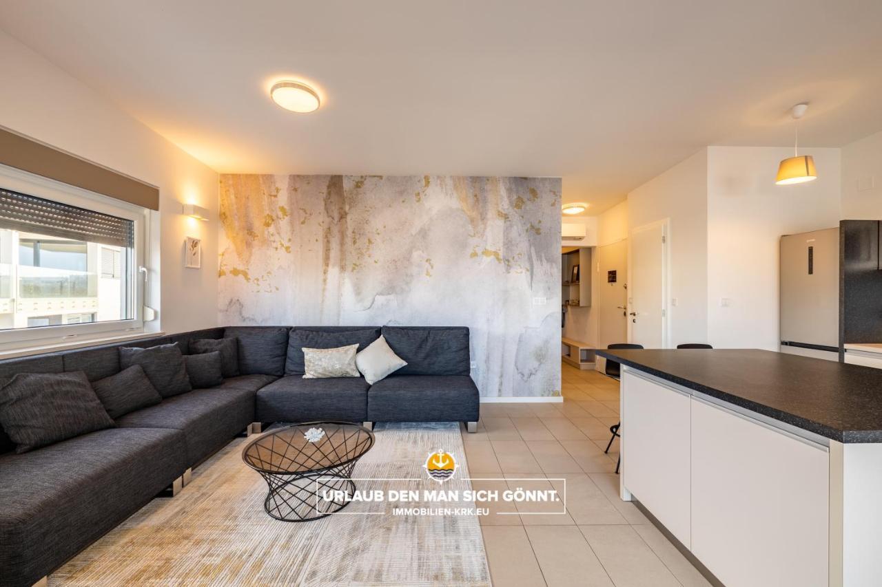 Ferienwohnung Penthouse Panorama Deluxe In Malinska Exterior foto