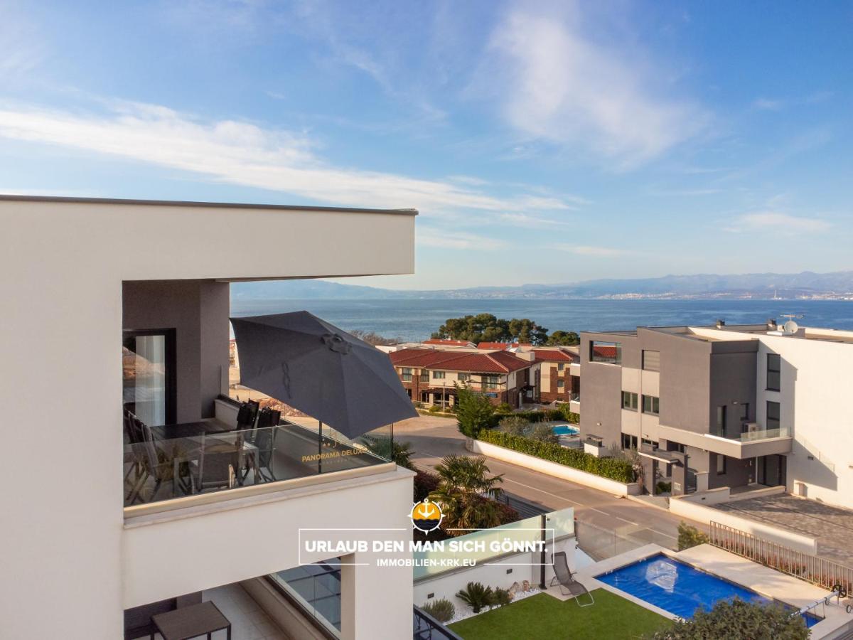 Ferienwohnung Penthouse Panorama Deluxe In Malinska Exterior foto