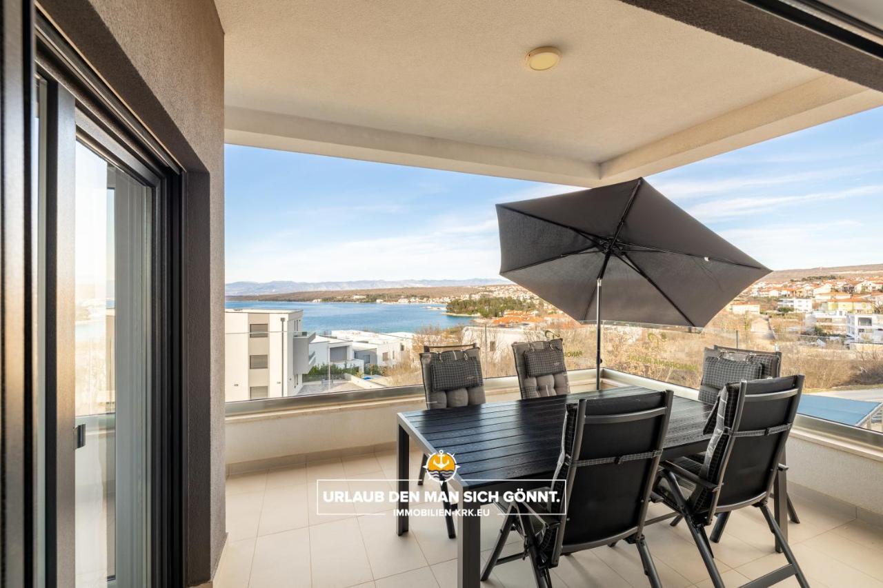 Ferienwohnung Penthouse Panorama Deluxe In Malinska Exterior foto