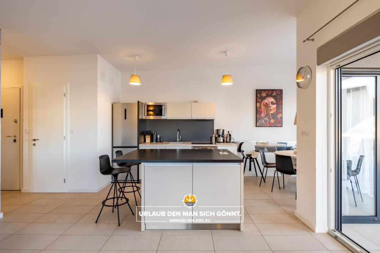Ferienwohnung Penthouse Panorama Deluxe In Malinska Exterior foto