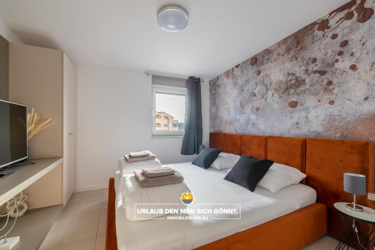 Ferienwohnung Penthouse Panorama Deluxe In Malinska Exterior foto