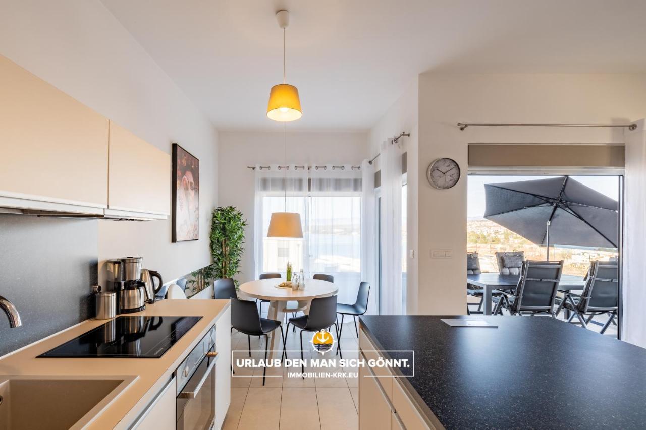 Ferienwohnung Penthouse Panorama Deluxe In Malinska Exterior foto