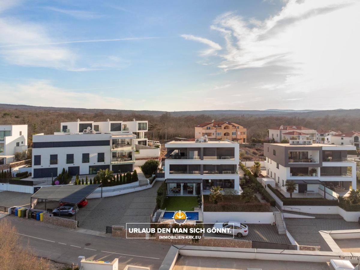 Ferienwohnung Penthouse Panorama Deluxe In Malinska Exterior foto