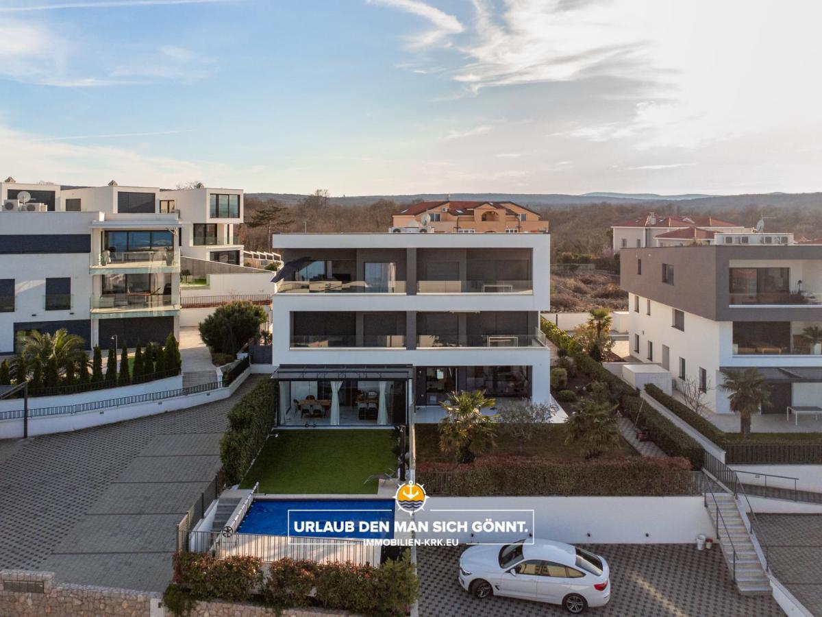 Ferienwohnung Penthouse Panorama Deluxe In Malinska Exterior foto