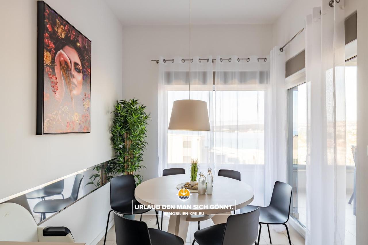 Ferienwohnung Penthouse Panorama Deluxe In Malinska Exterior foto