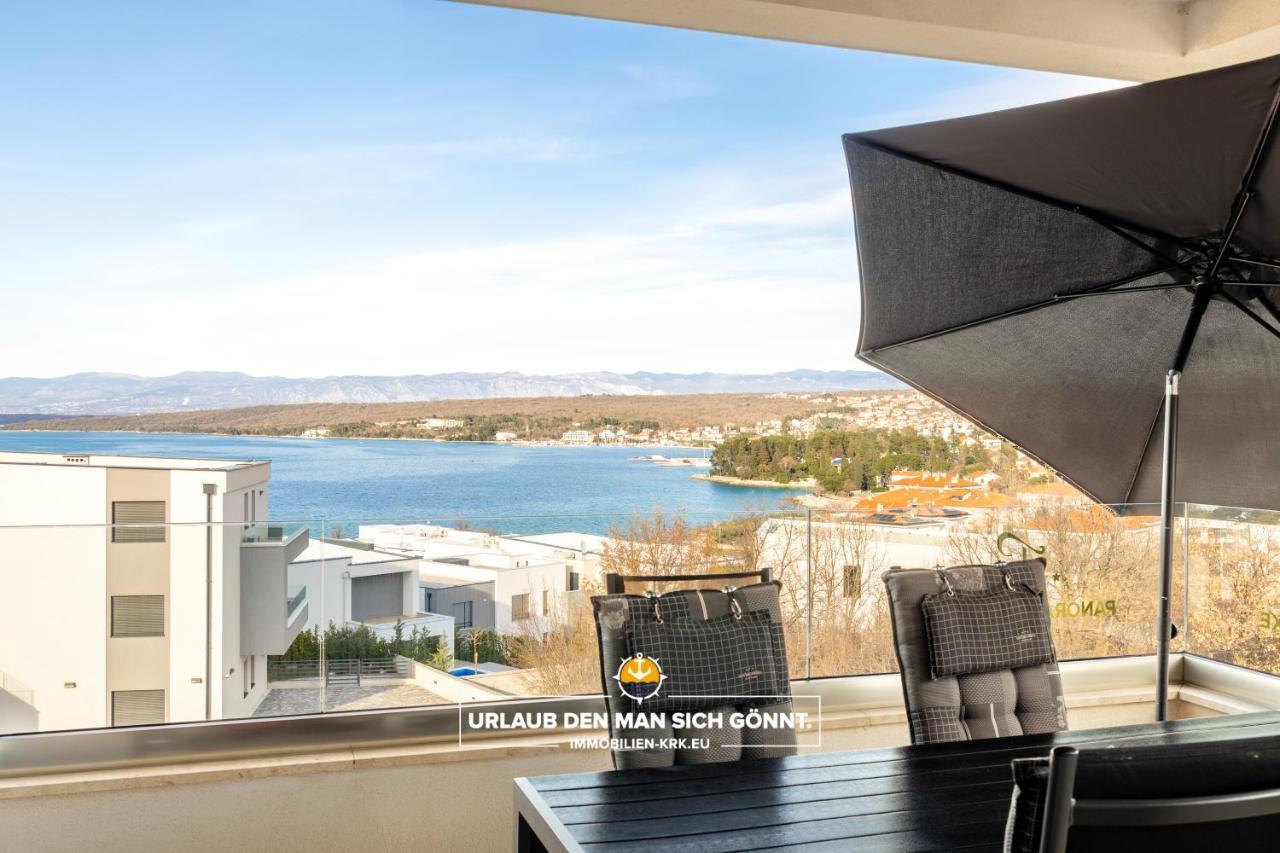 Ferienwohnung Penthouse Panorama Deluxe In Malinska Exterior foto